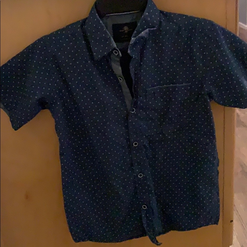 Boys short sleeve button up shirt